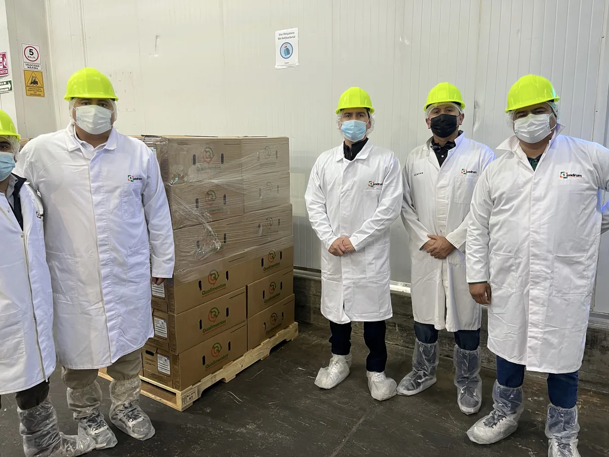 Visita técnica a una instalación de procesamiento de alimentos